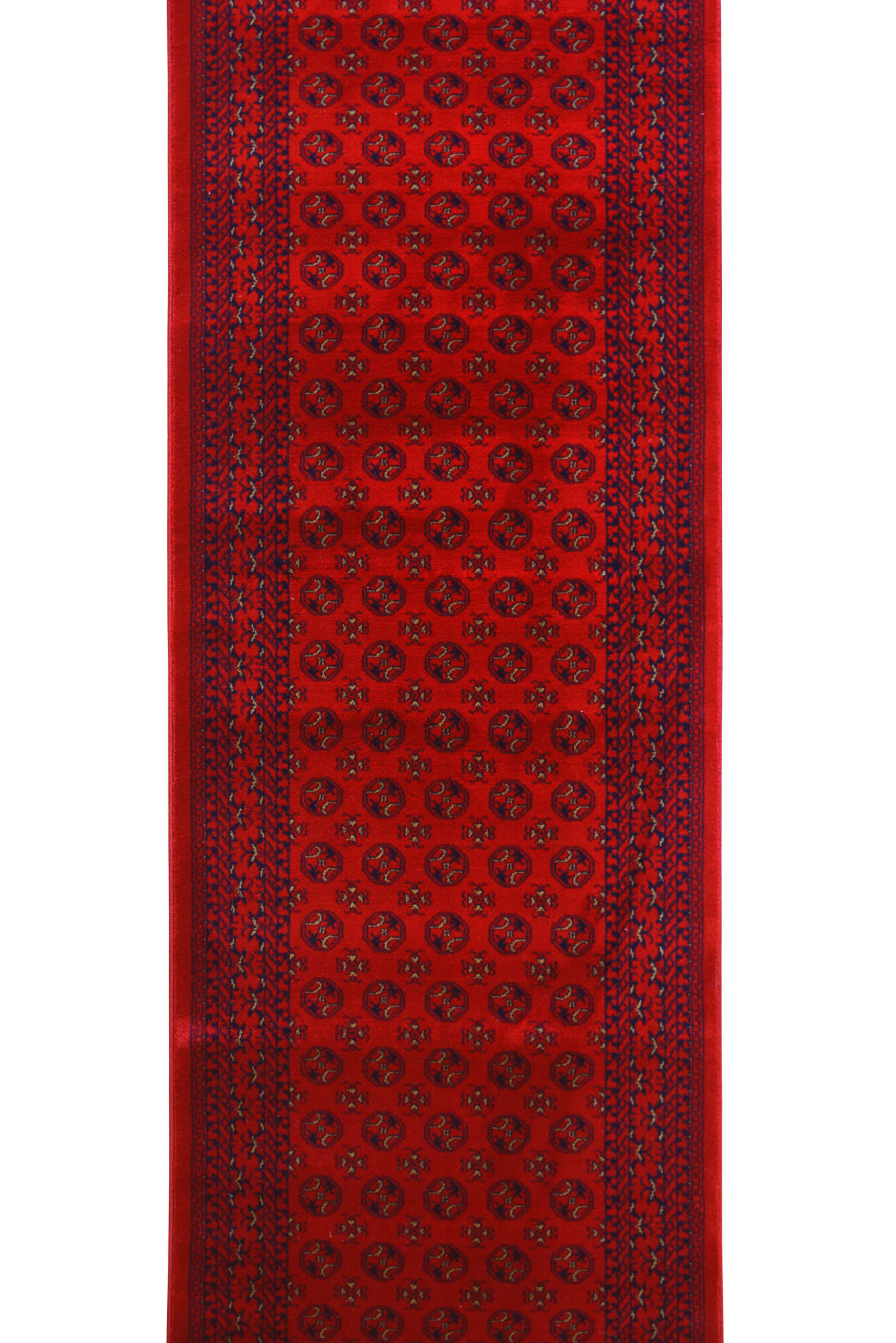 Large View Red Afghan Tribal Geometric Rug