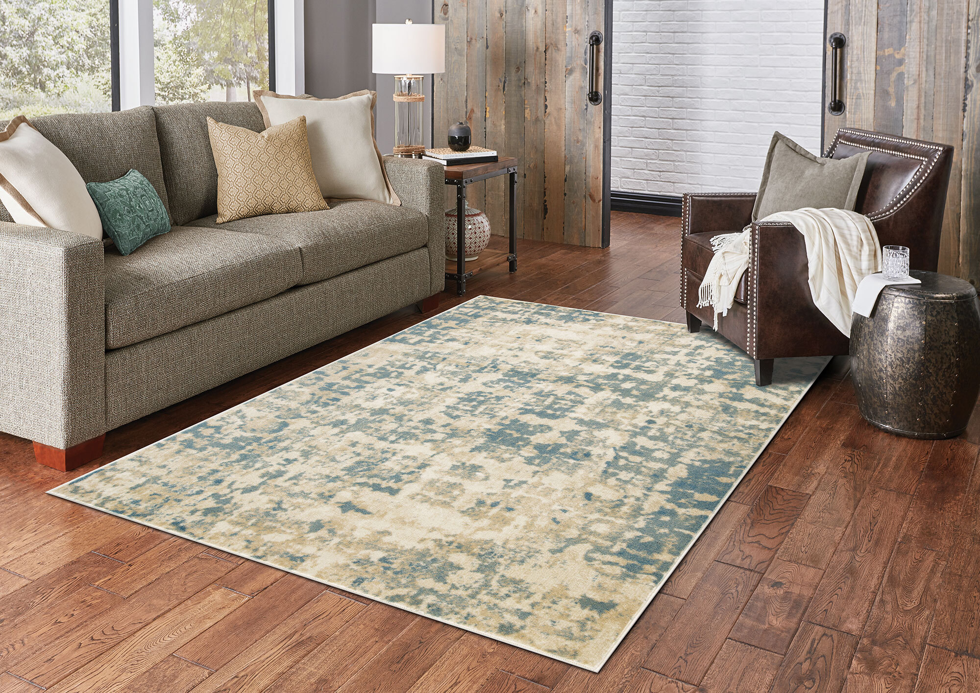 Large View Bliss Contemporary Abstract Rug