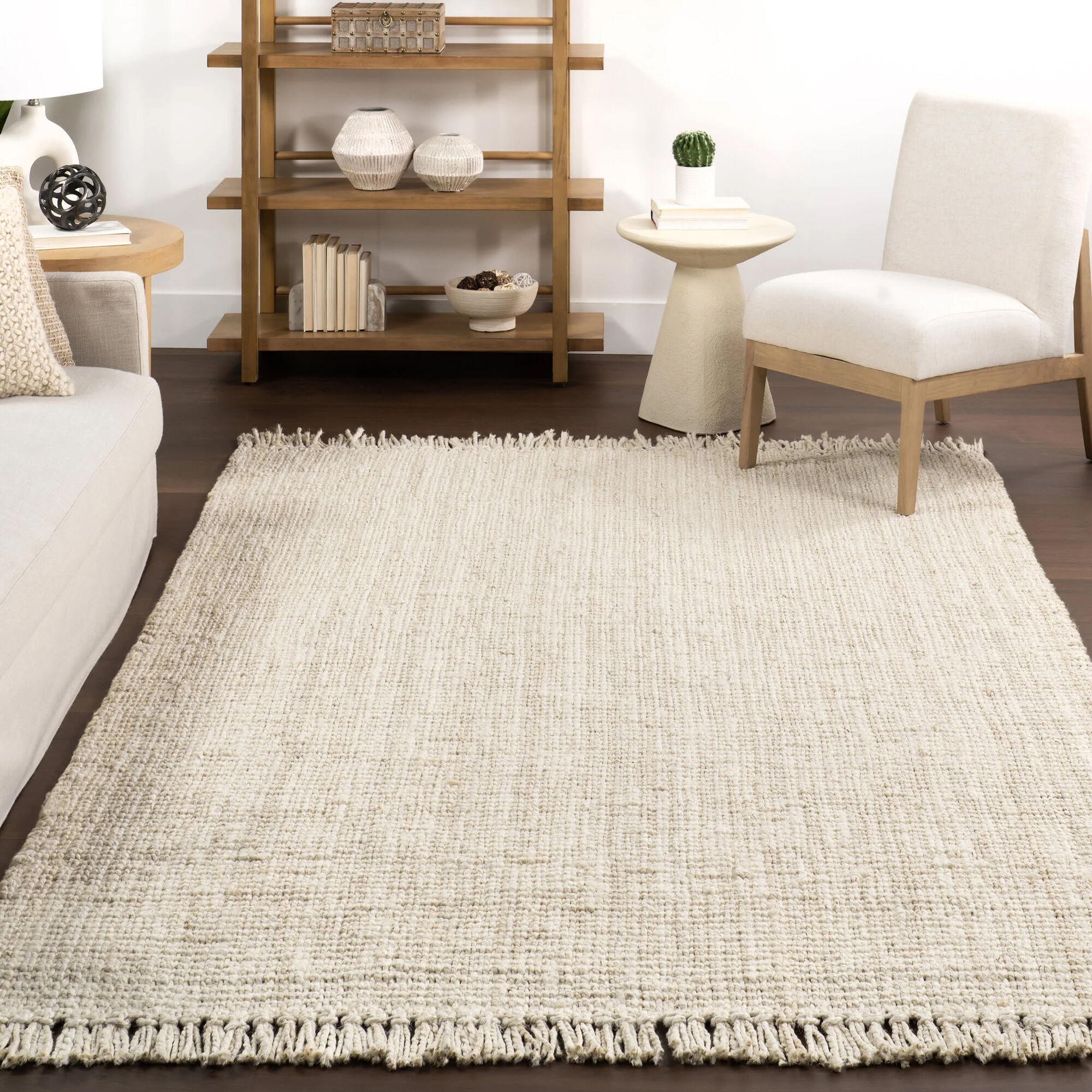 Jimmy Bleach Jute Flatweave Rug