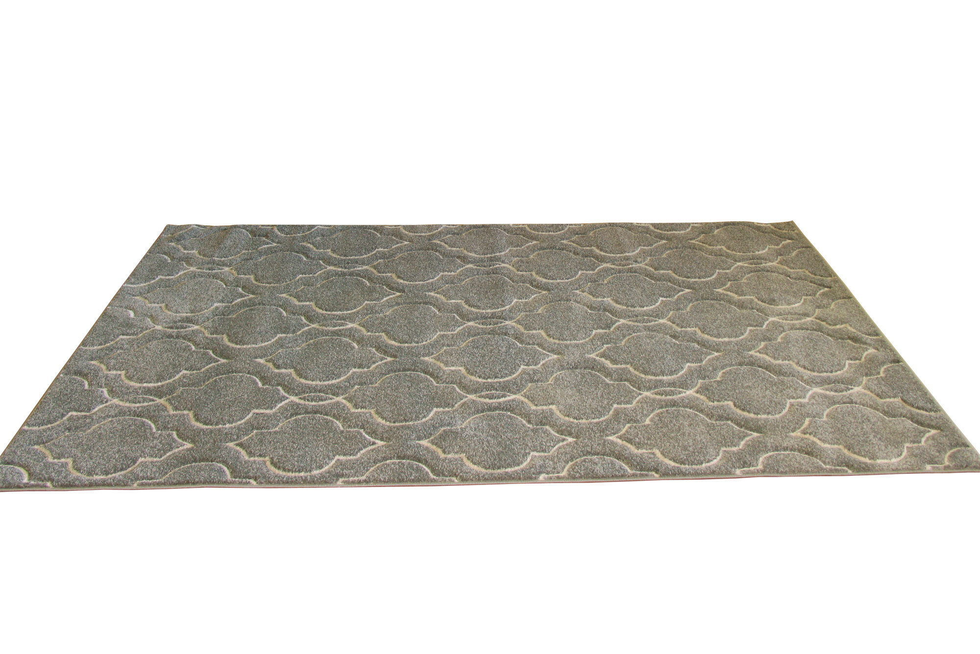 Bonnie Modern Grey Trellis Rug