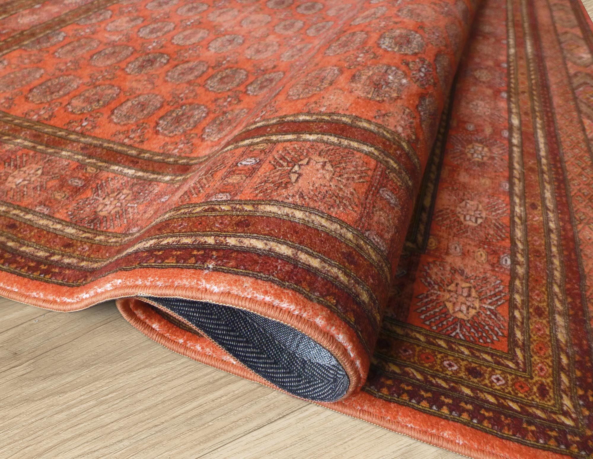 Large View Cato Traditional Geometric Rug