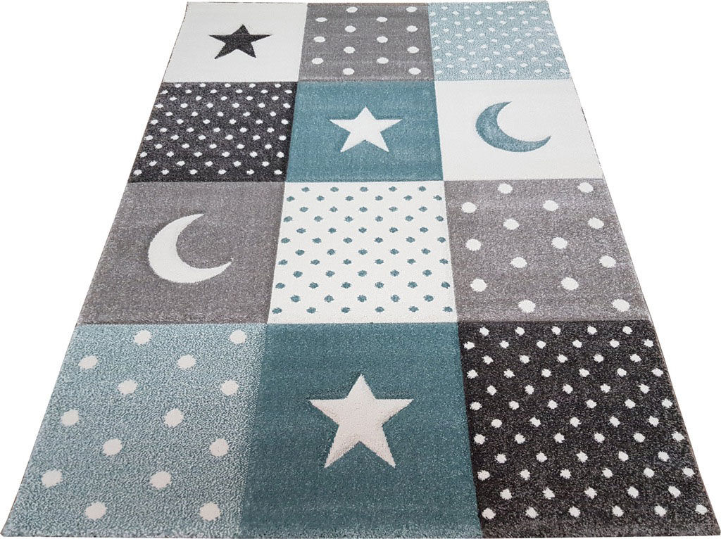 Charlie Moon & Stars Kids Rug