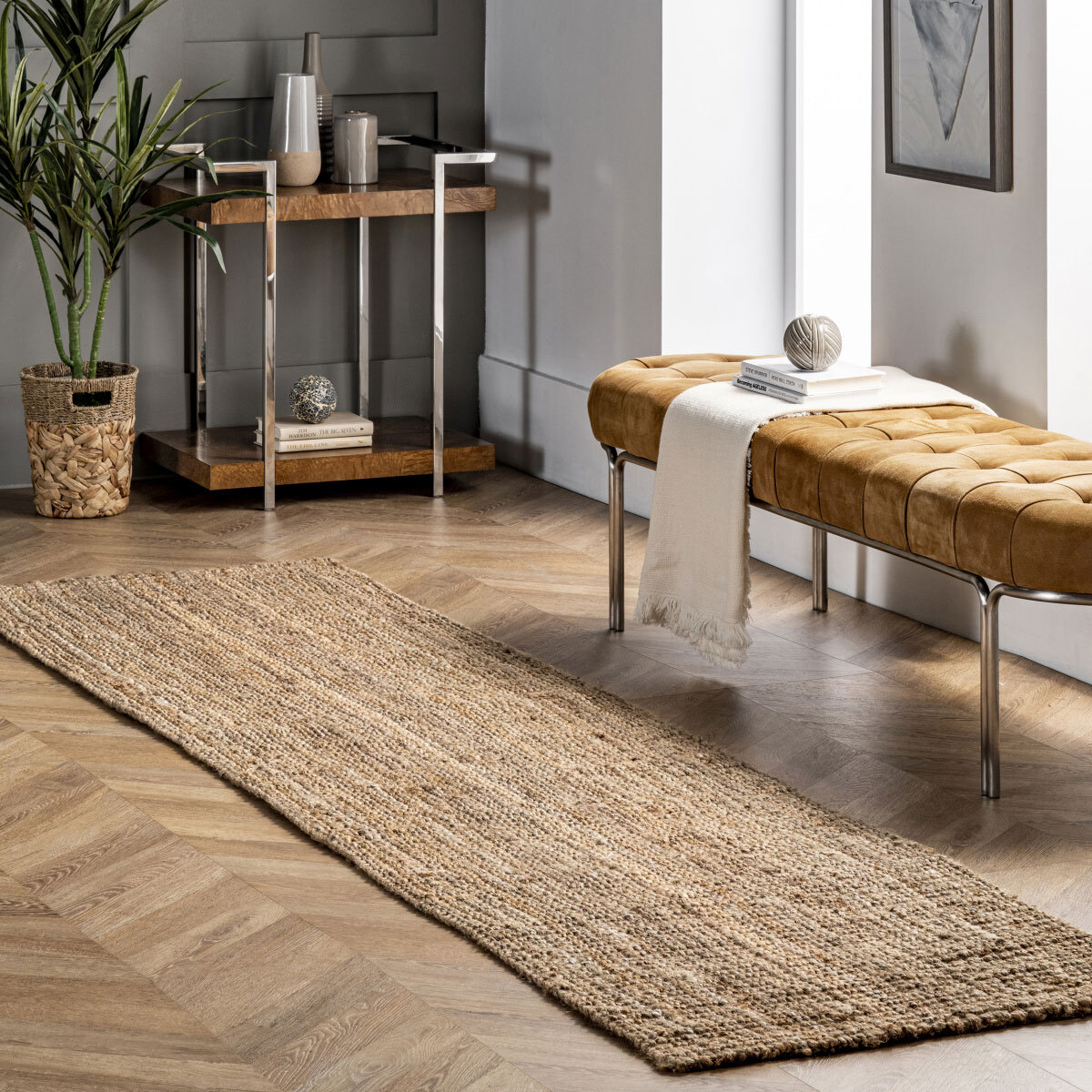 Large View Jolly Hand Woven Jute Rug
