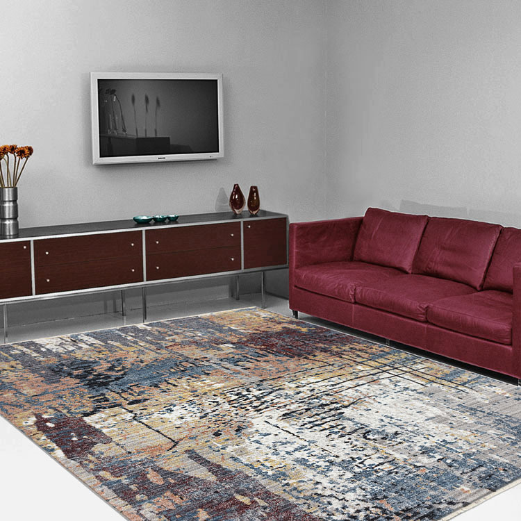 Danny Grey Modern Abstract Rug