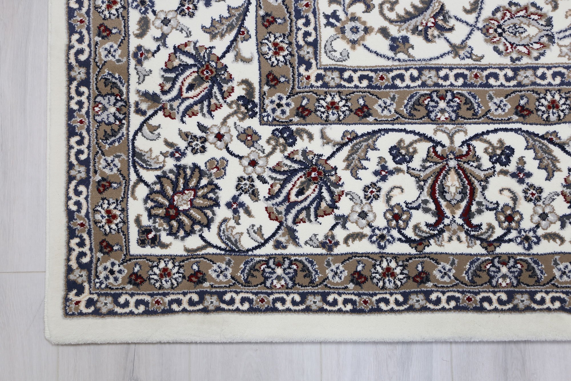 Large View Domenico Floral Border Rug