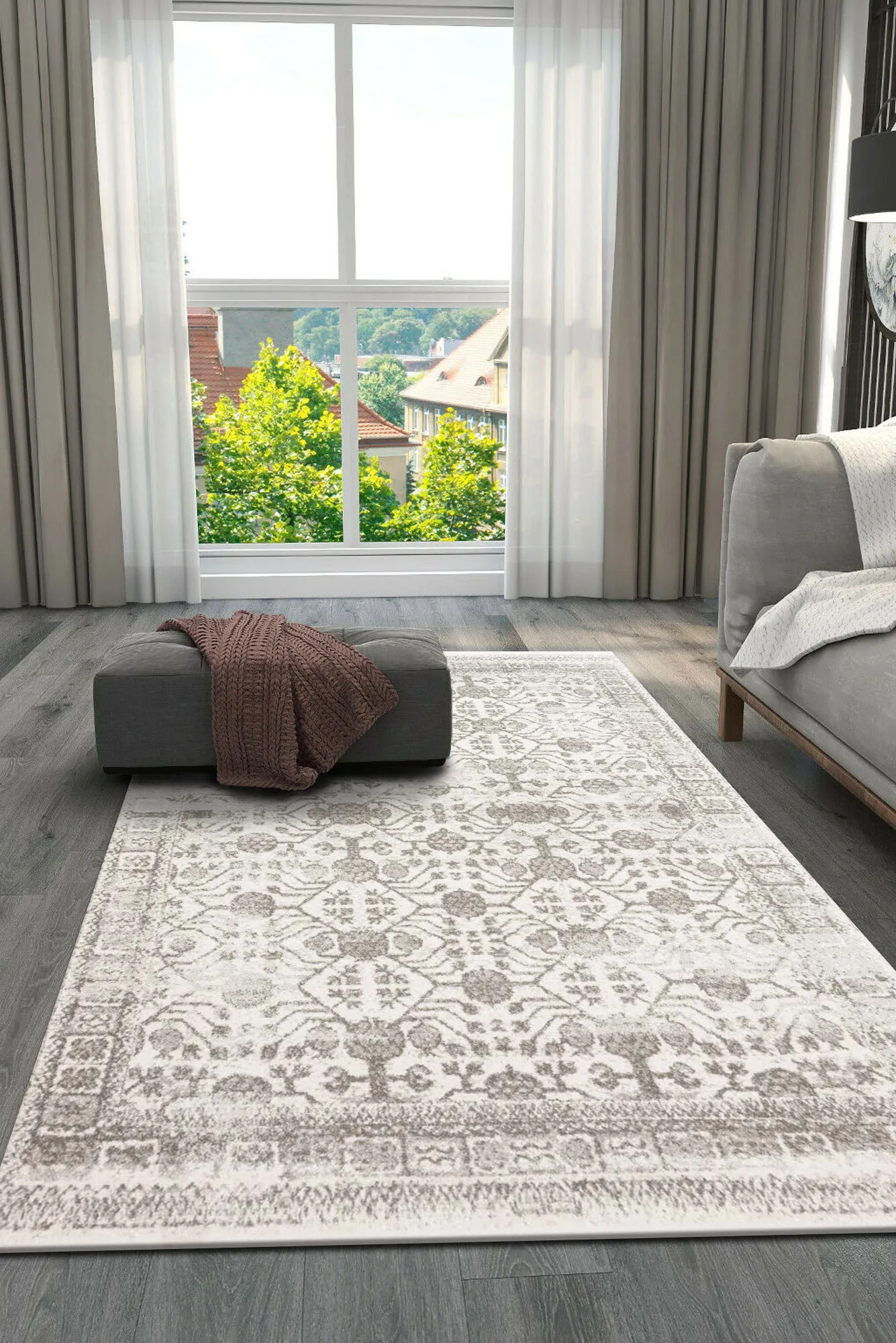Large View Erin Classic Transitional Rug