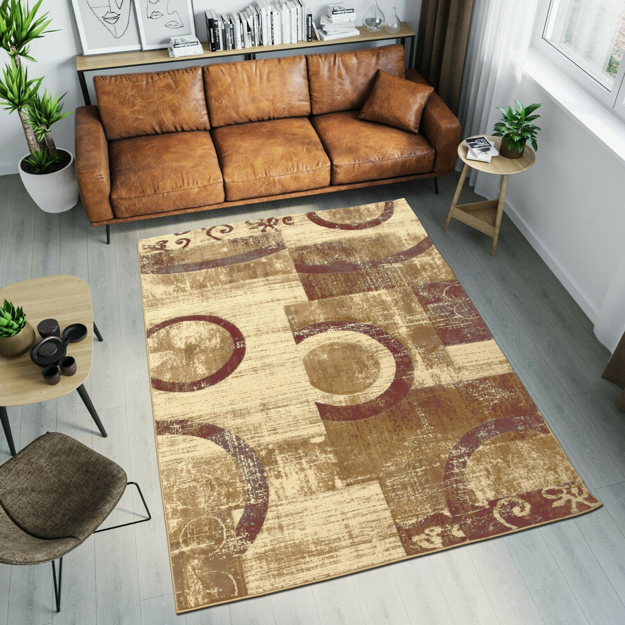 Large View Eliza Modern Geometric Rug