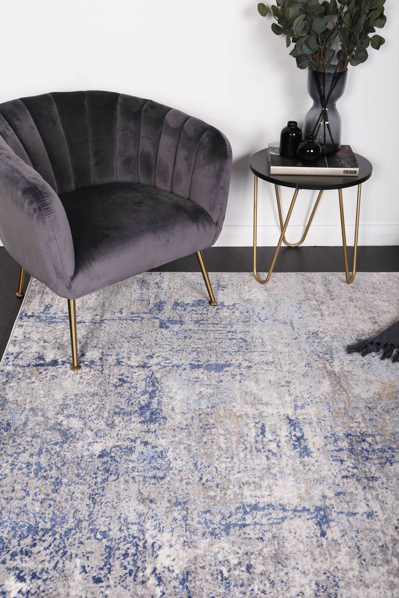 Elvis Contemporary Overdyed Rug