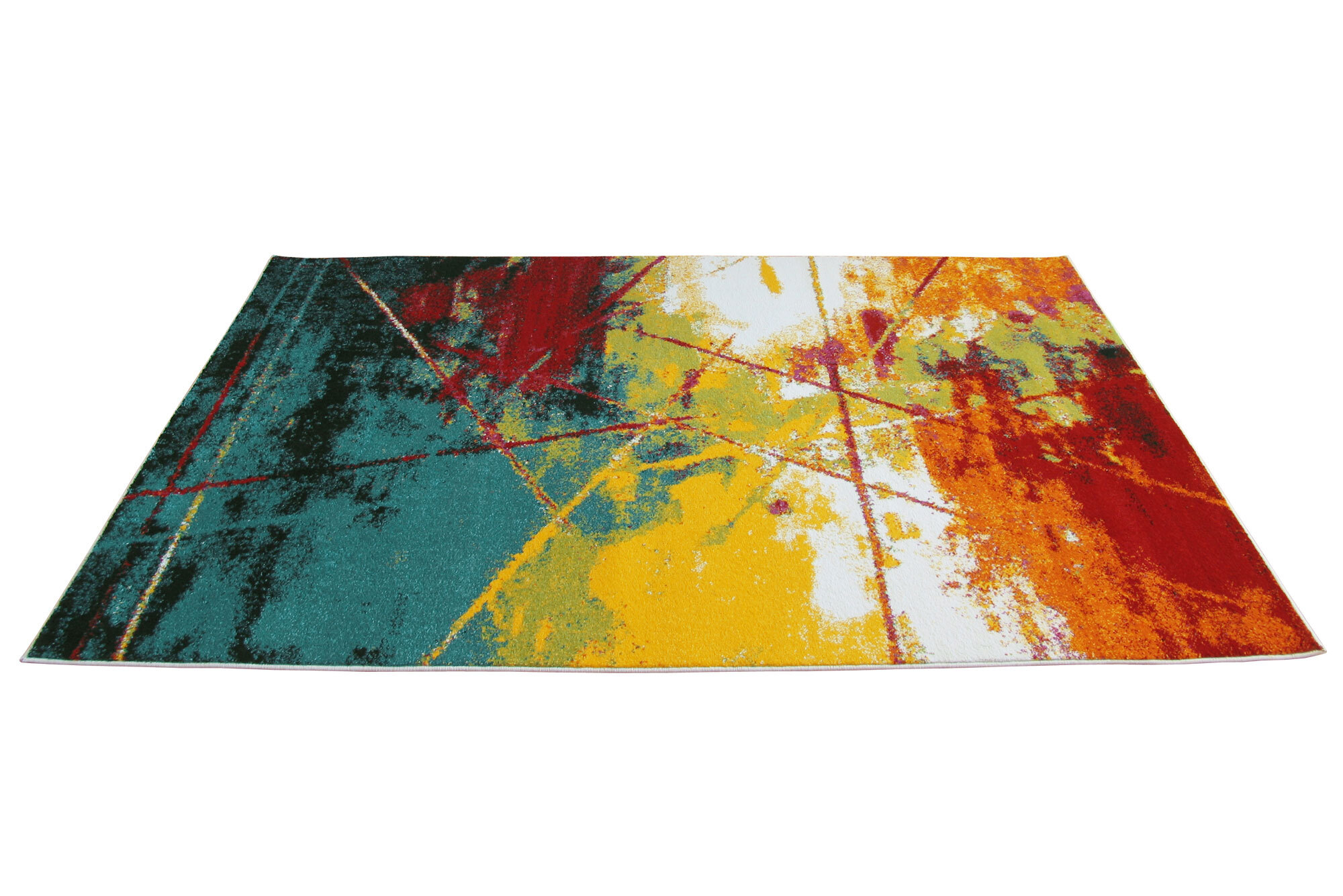 Ellen Multi Coloured Modern Rug