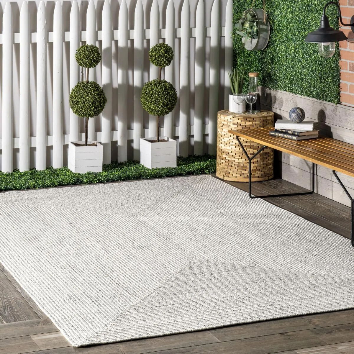 San Pietro Ivory Hand Braided Rug