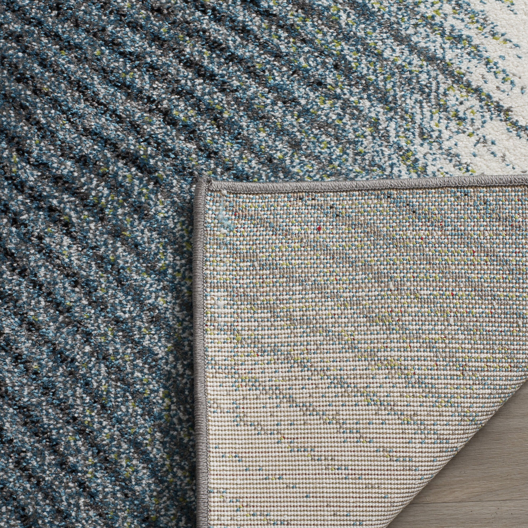 Large View Freya Wavy Modern Abstract Rug
