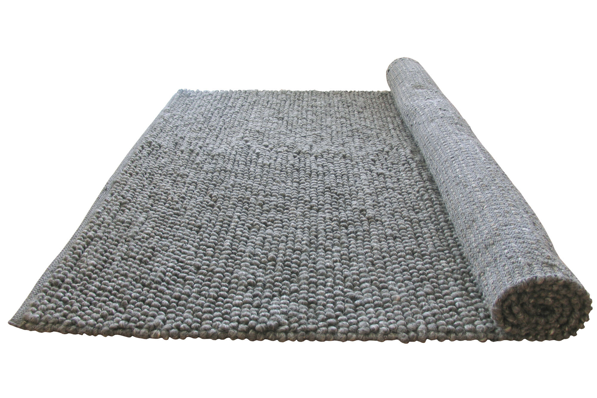 Faris Grey Hand Loomed Wool Rug