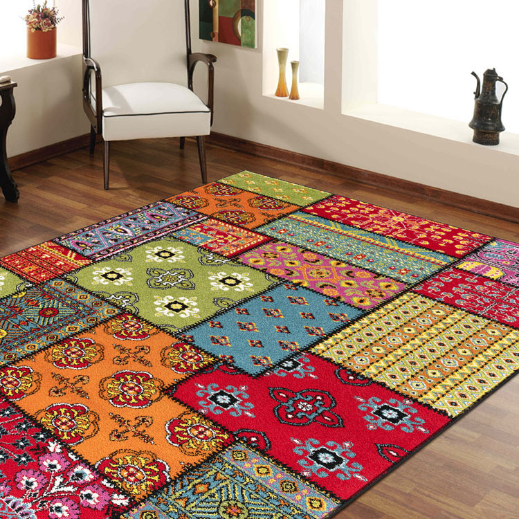 Grant Modern Patchwork Rug