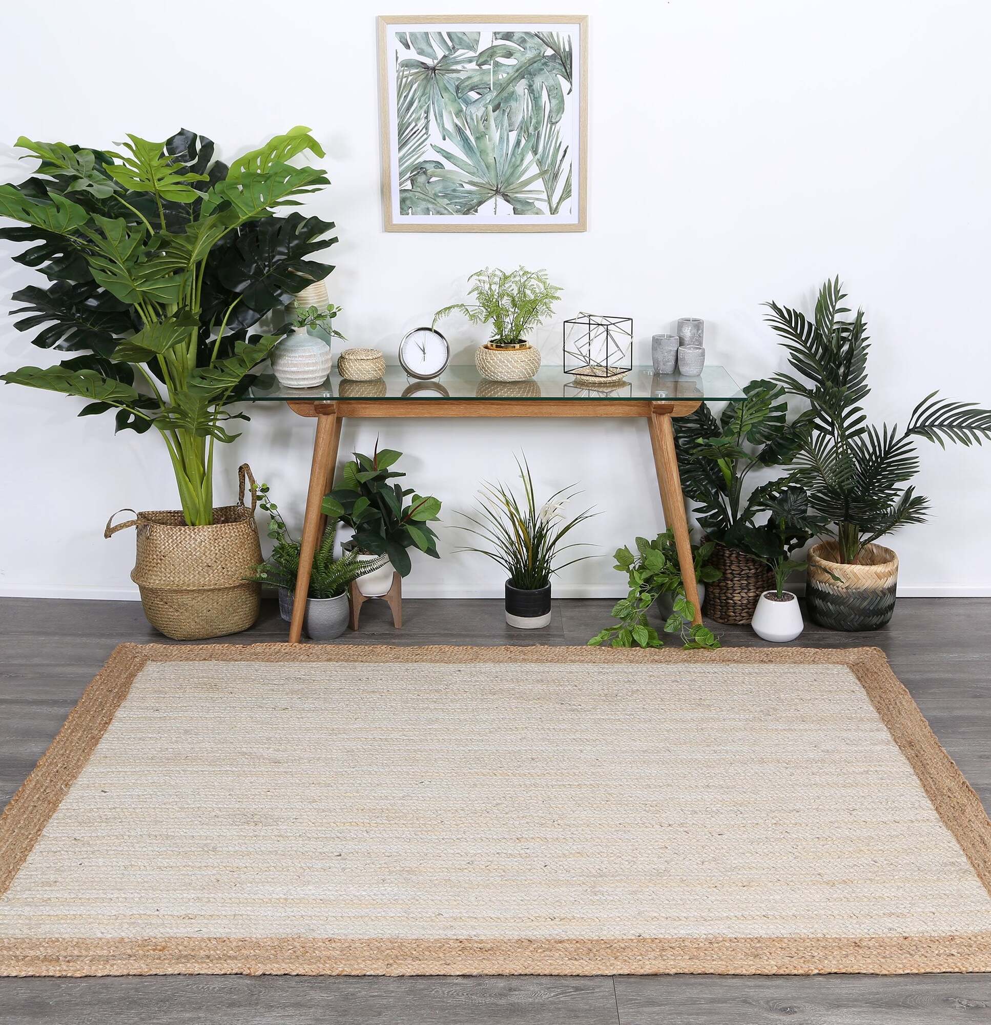 Harrold Ivory Woven Jute Rug