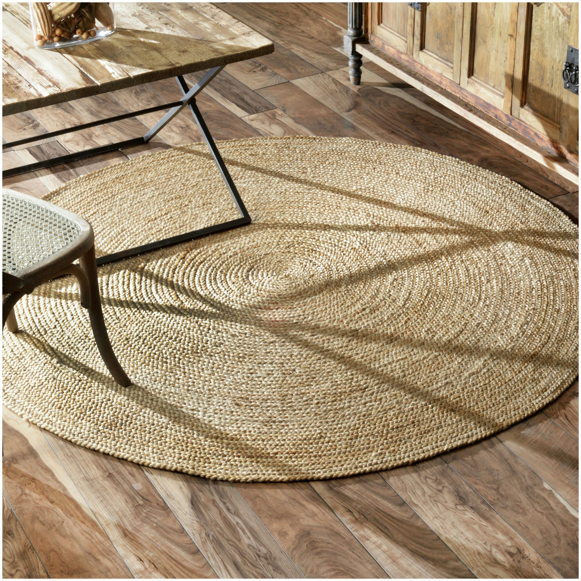 Large View Harmony Jute Hand Loomed Rug