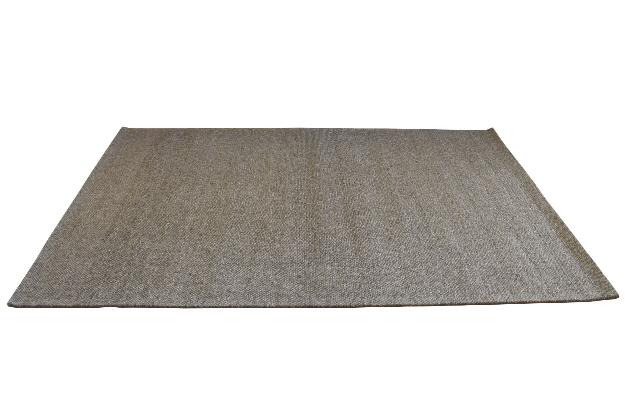Large View Harper Plain Brown Flatweave Rug