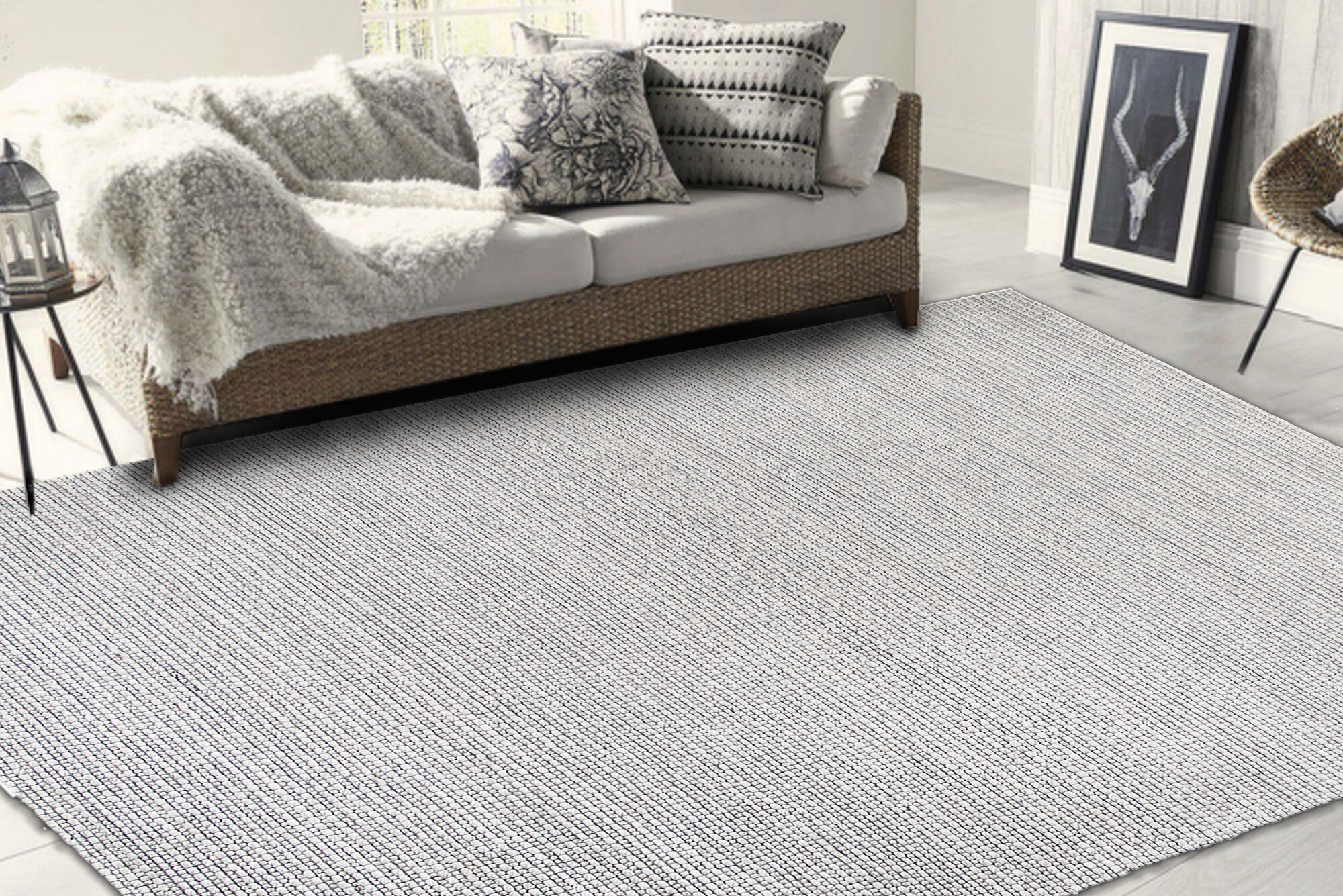Harper Plain Flatweave Wool Rug