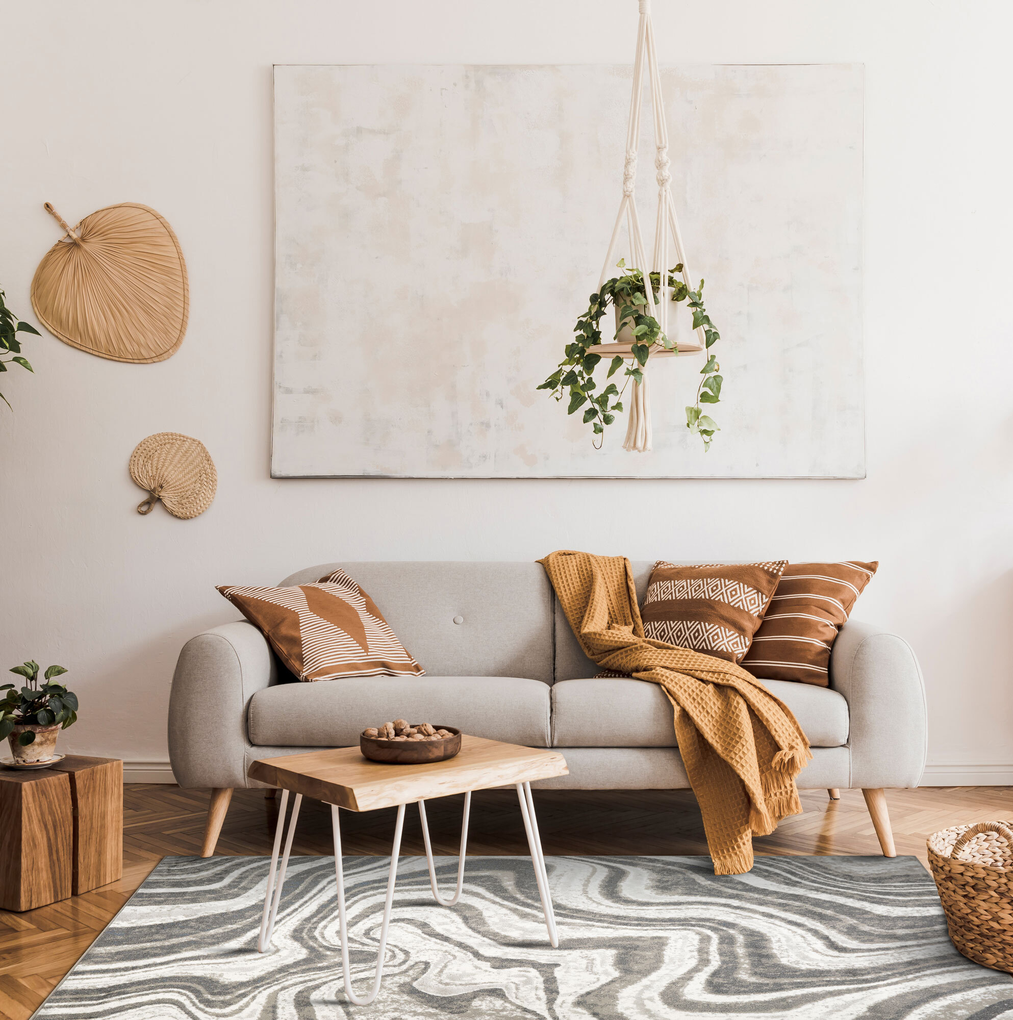 Large View Hebden Modern Abstract Rug