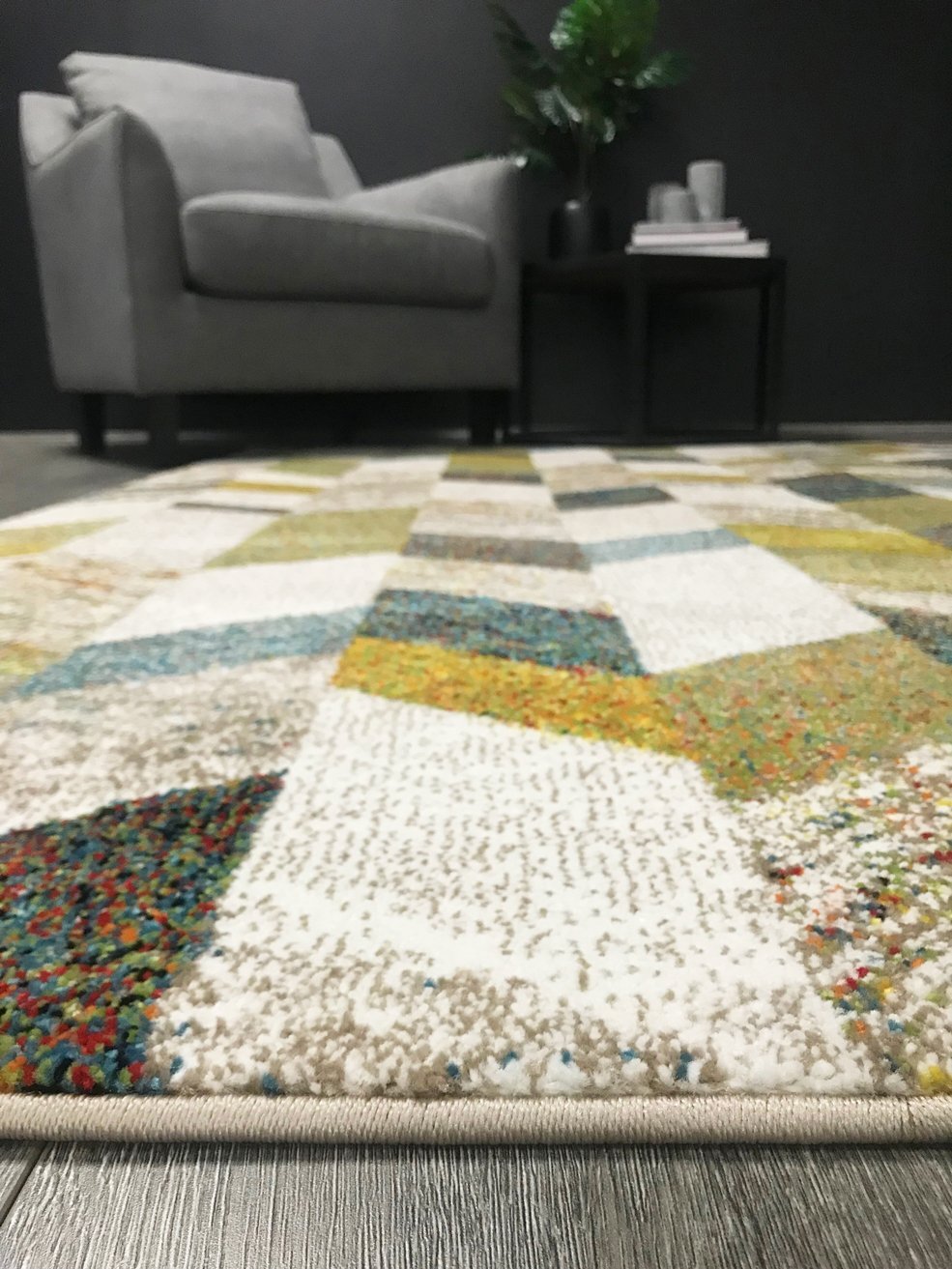 Juliet Modern Chevron Stripe Rug