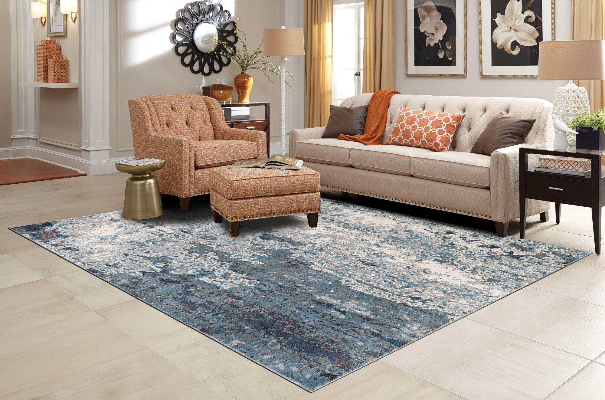 Kyra Transitional Abstract Rug