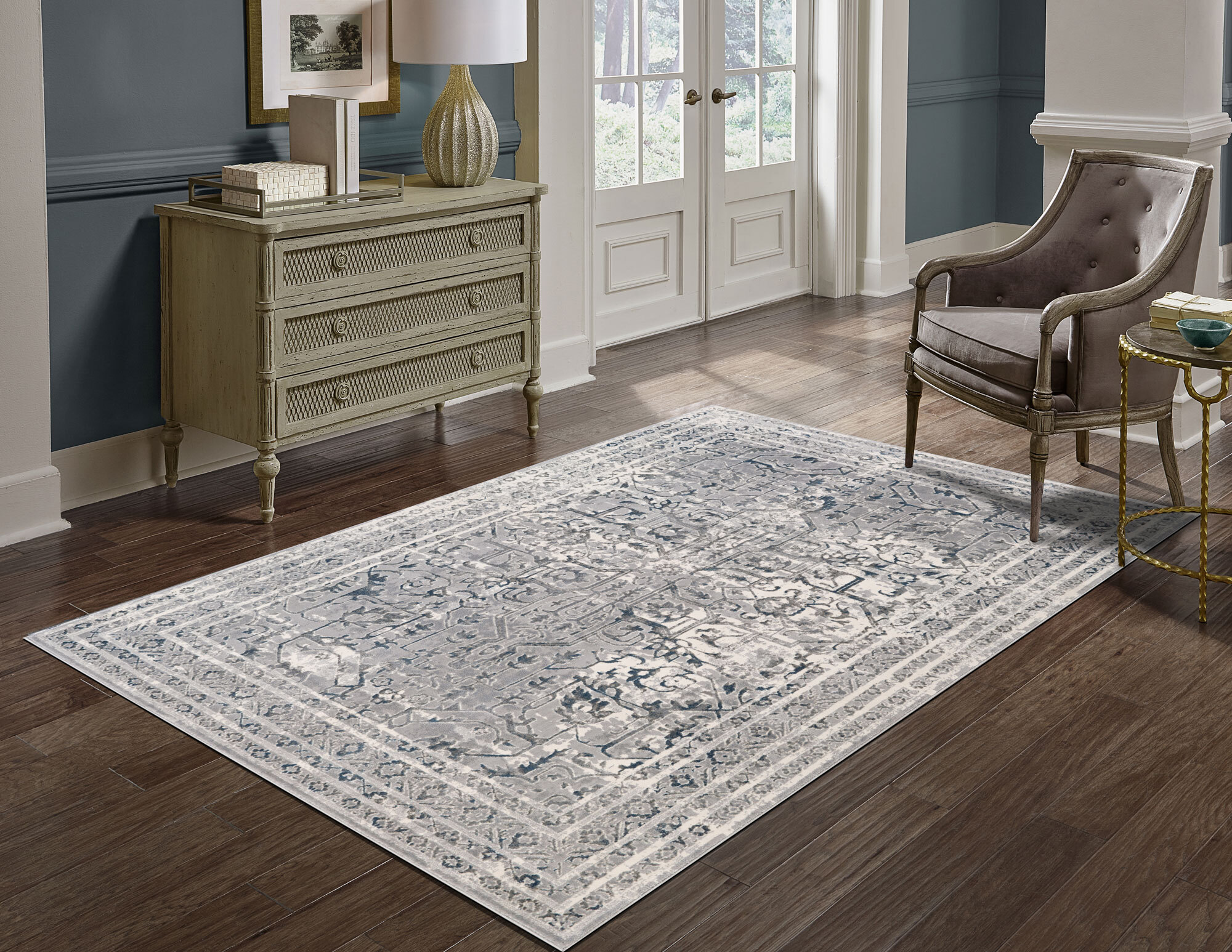 Kyra Transitional Medallion Rug