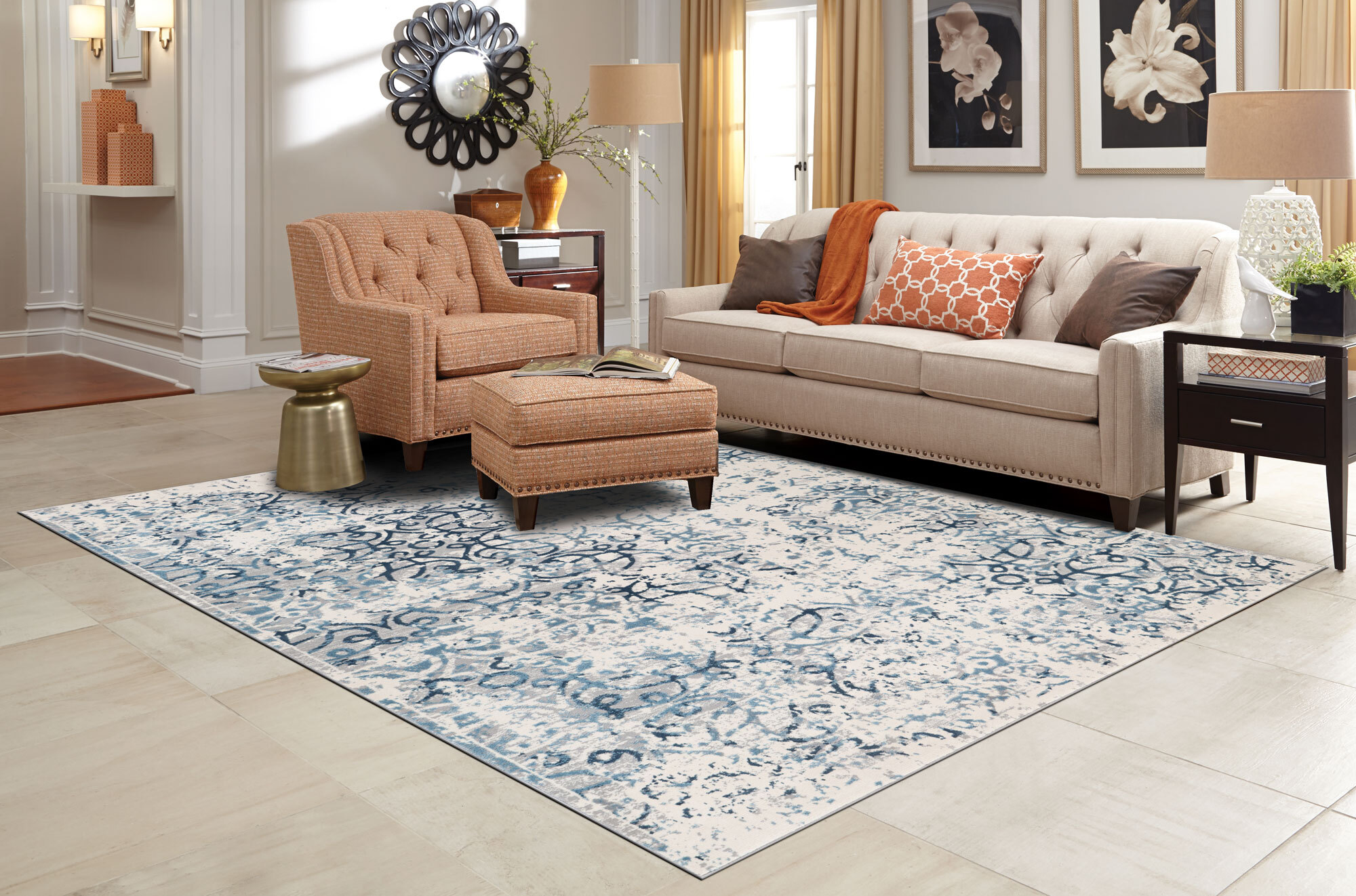 Large View Kyra Contemporary Abstract Rug