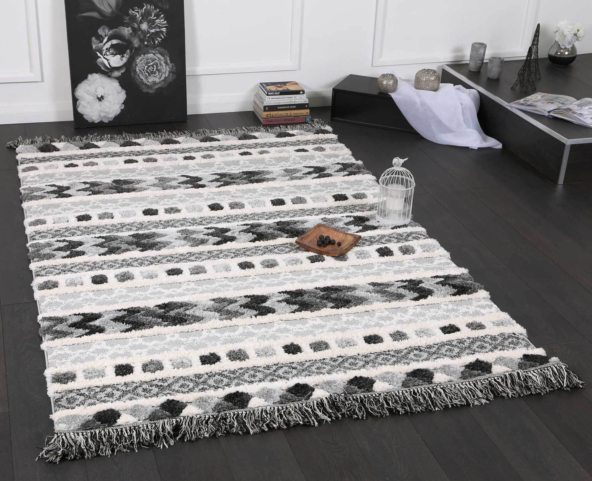 Kevin Moroccan Striped Tribal Rug