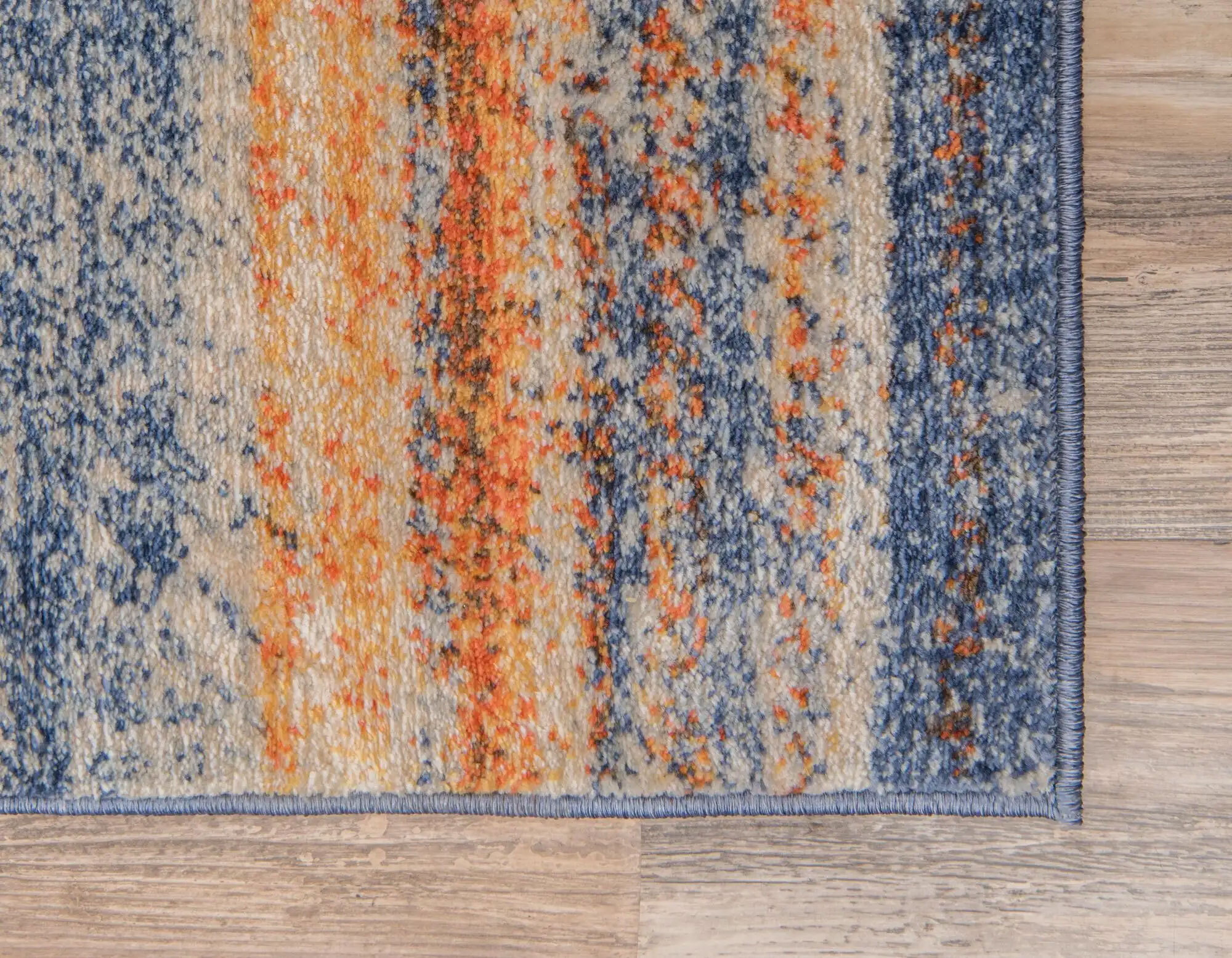 Large View Lisa Contemporary Striped Rug