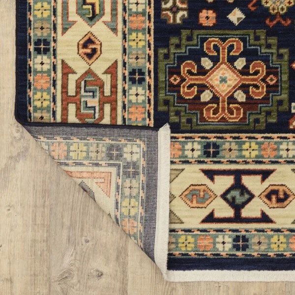Large View Leah Classic Medallion Wool Rug
