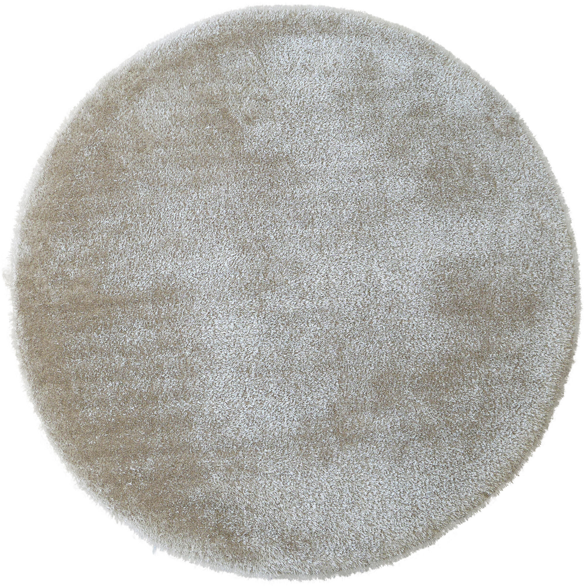 Large View Luxe Thick Plain Shaggy Rug