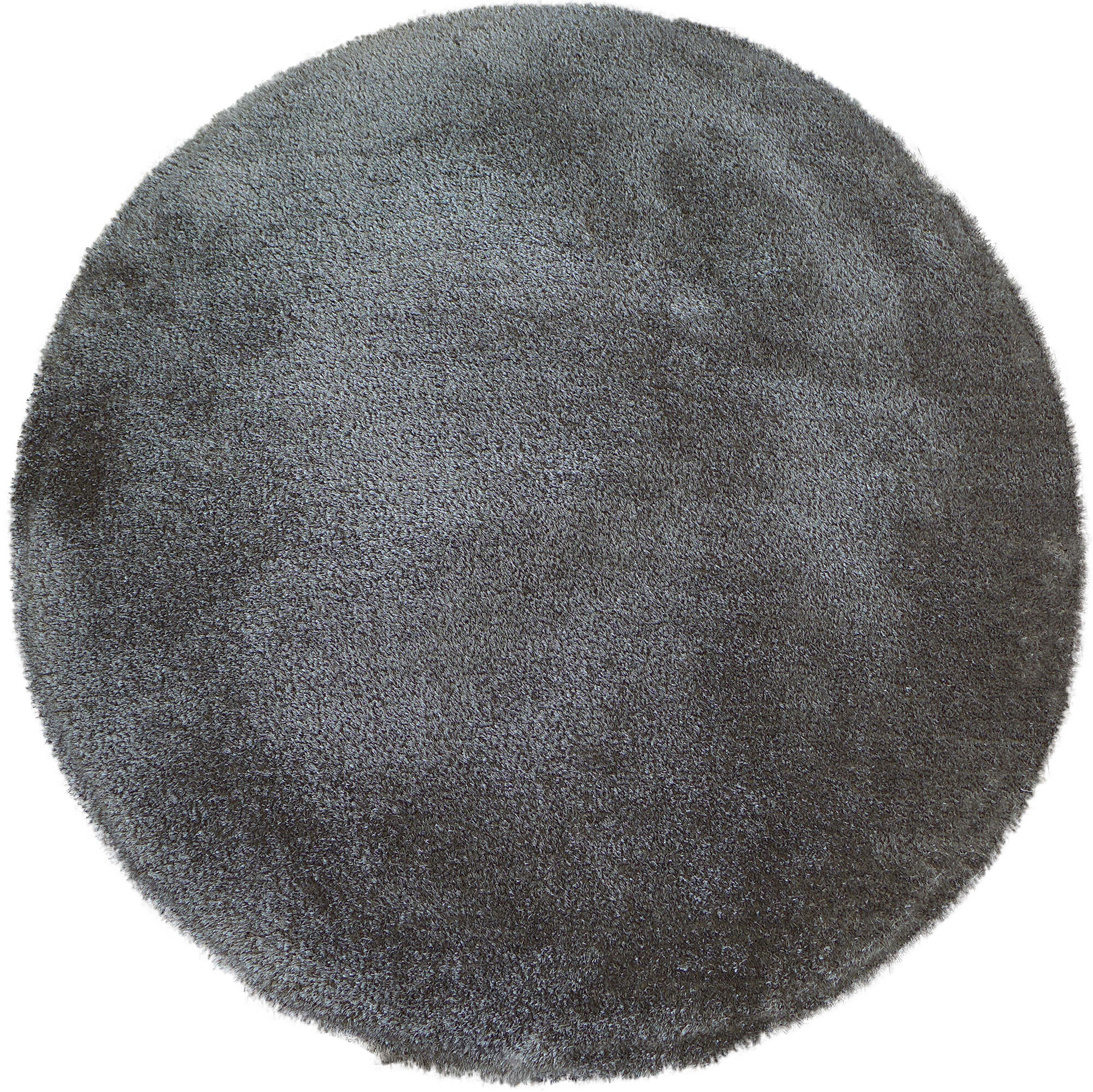 Large View Luxe Thick Plain Shaggy Rug