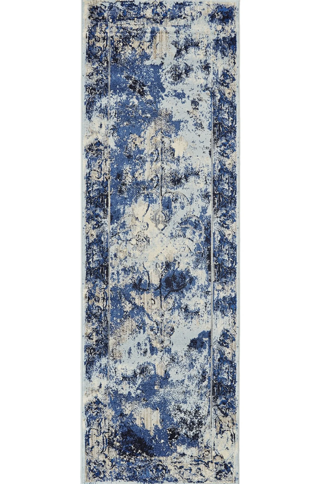 Large View Melissa Blue Transitional Rug