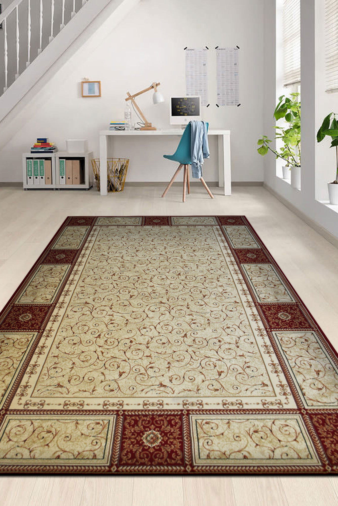 Large View Mercin Traditional Rug