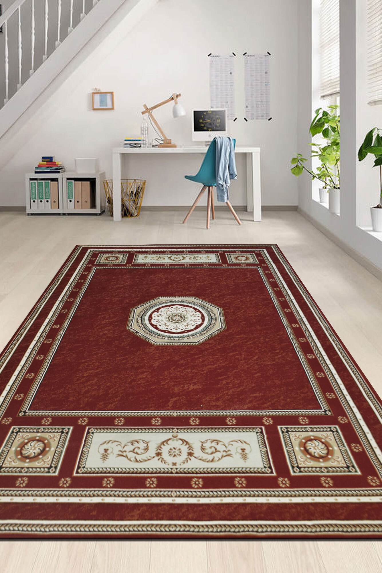 Large View Mercin Traditional Rug