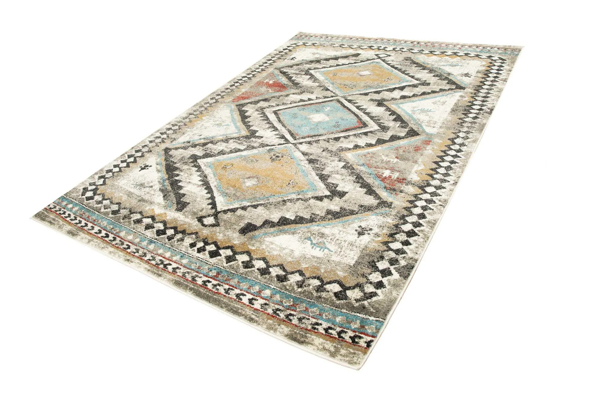 Large View Mobi Geometric Tribal Rug