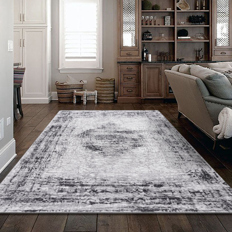 Morris Grey Contemporary Rug