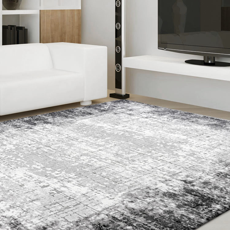 Large View Morris Grey Contemporary Rug