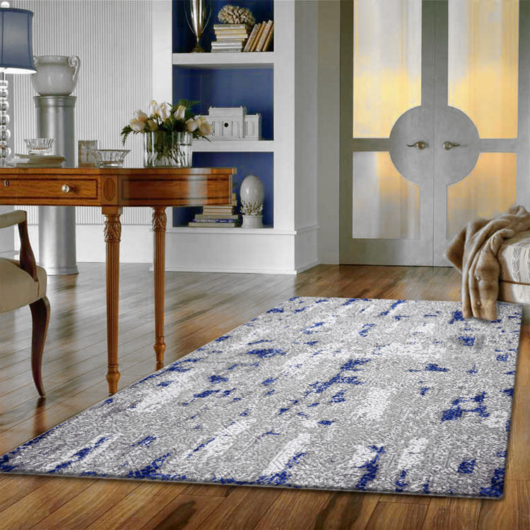 Large View Morris Grey Contemporary Rug