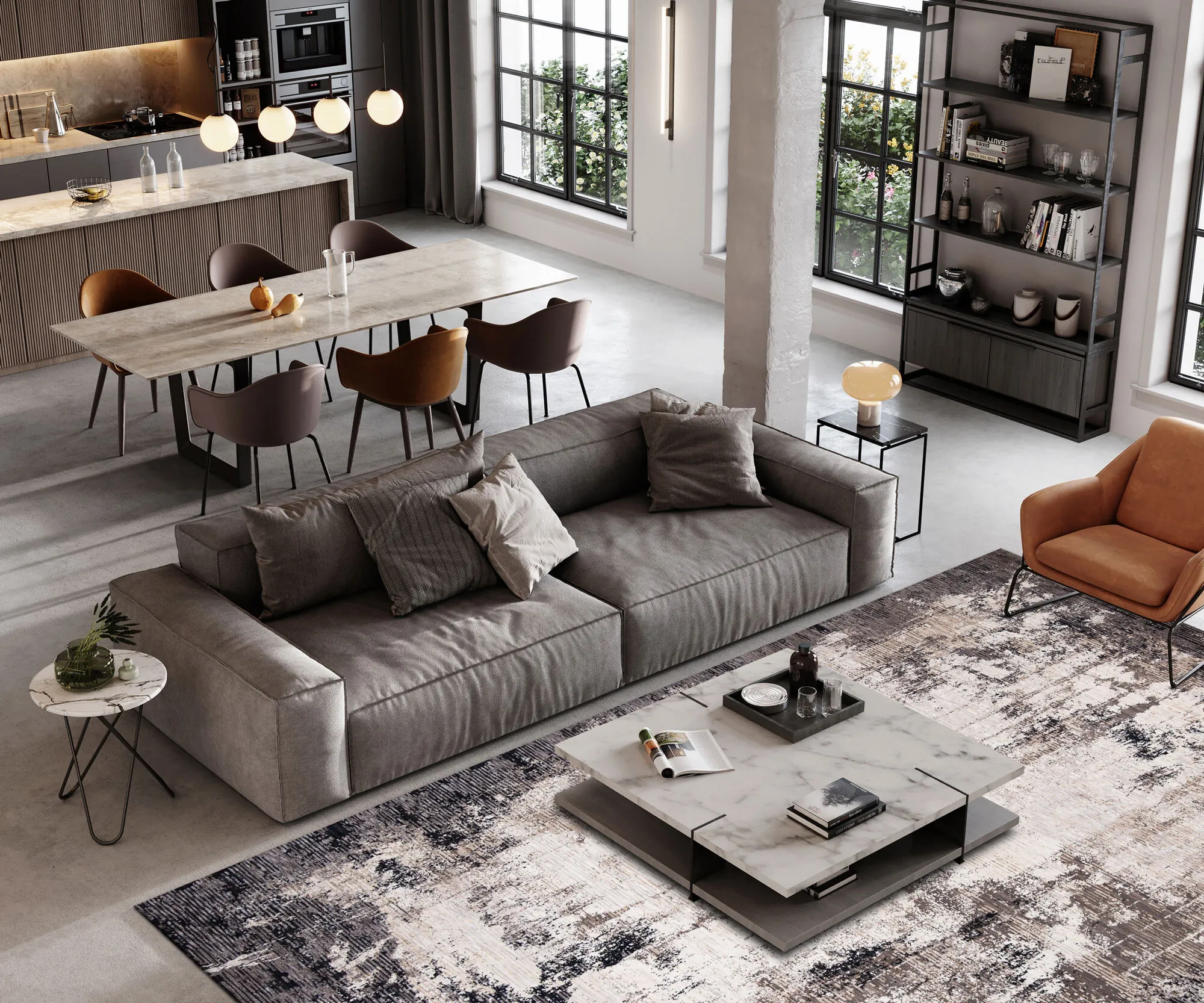 Nadia Contemporary Abstract Rug