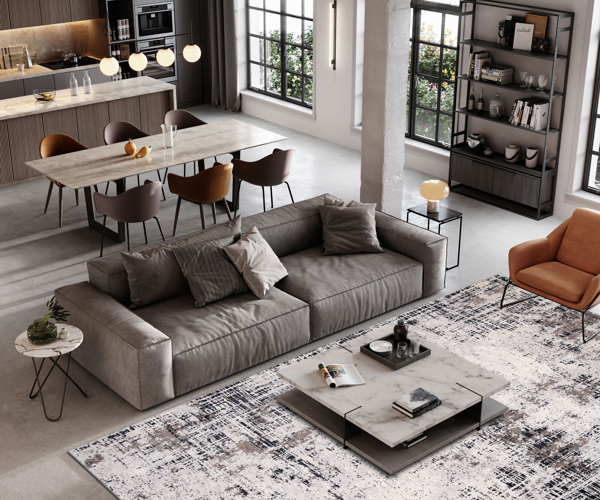 Nadia Modern Abstract Rug