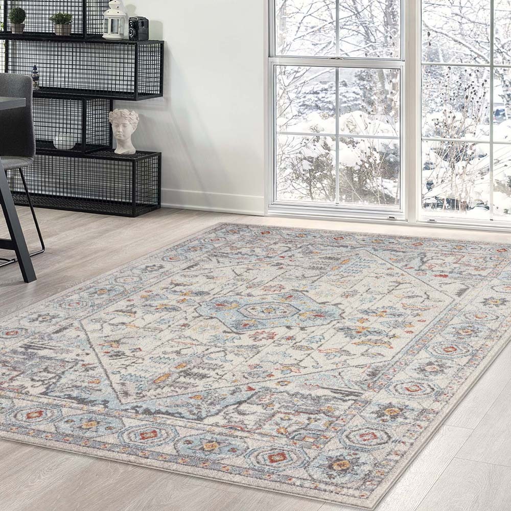 Nyle Traditional Medallion Rug