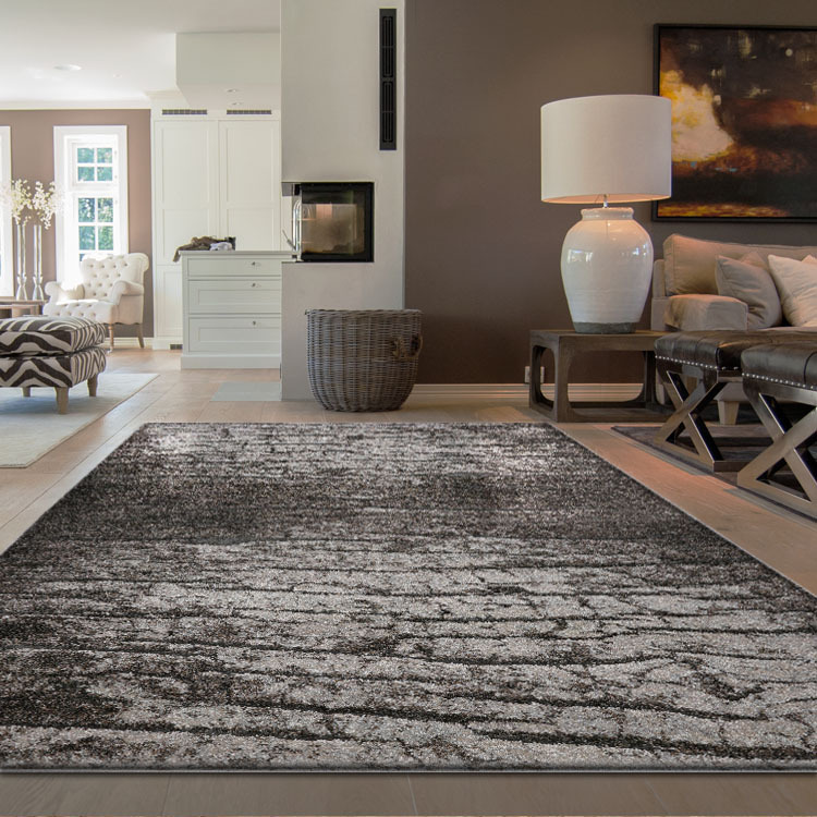 Oakley Brown Modern Rug