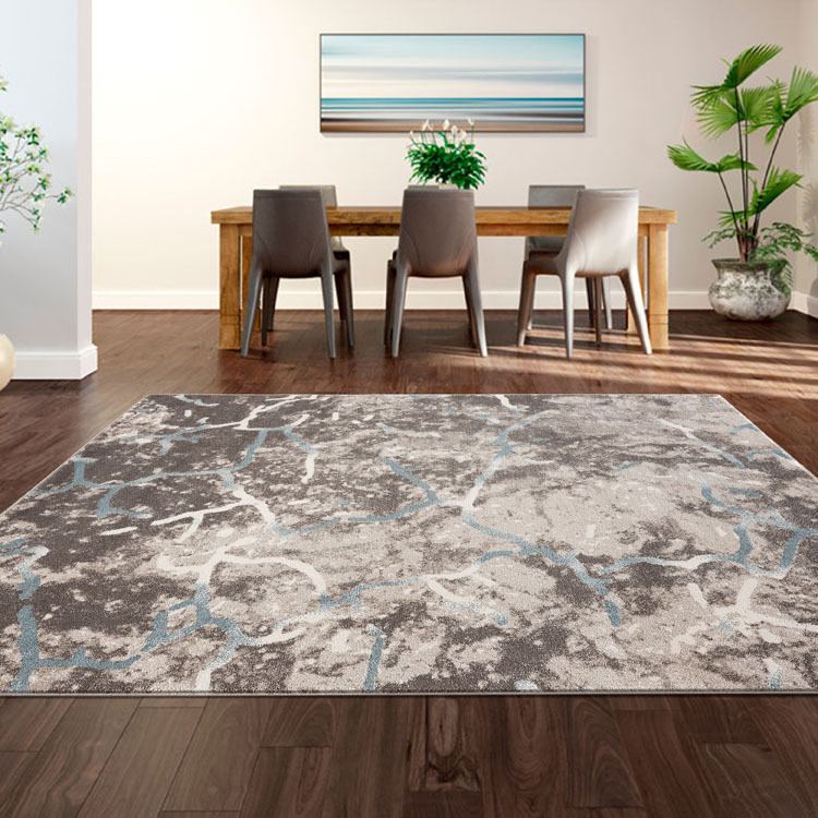 Large View Orel Beige Contemporary Rug