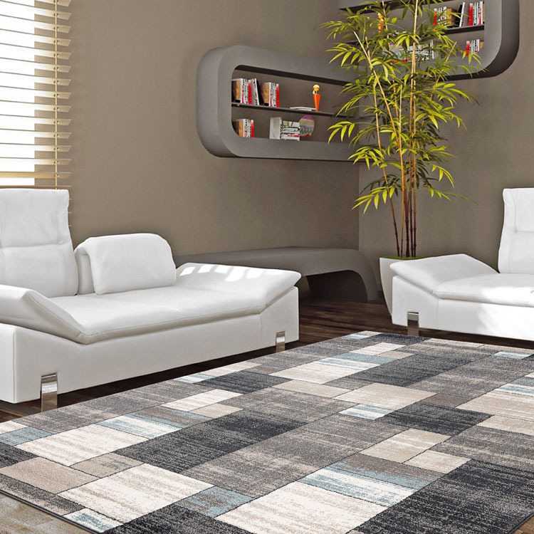 Orel Modern Square Pattern Rug