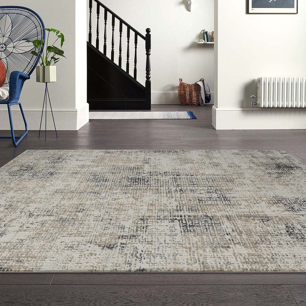 Pearl Striped Contemporary Rug