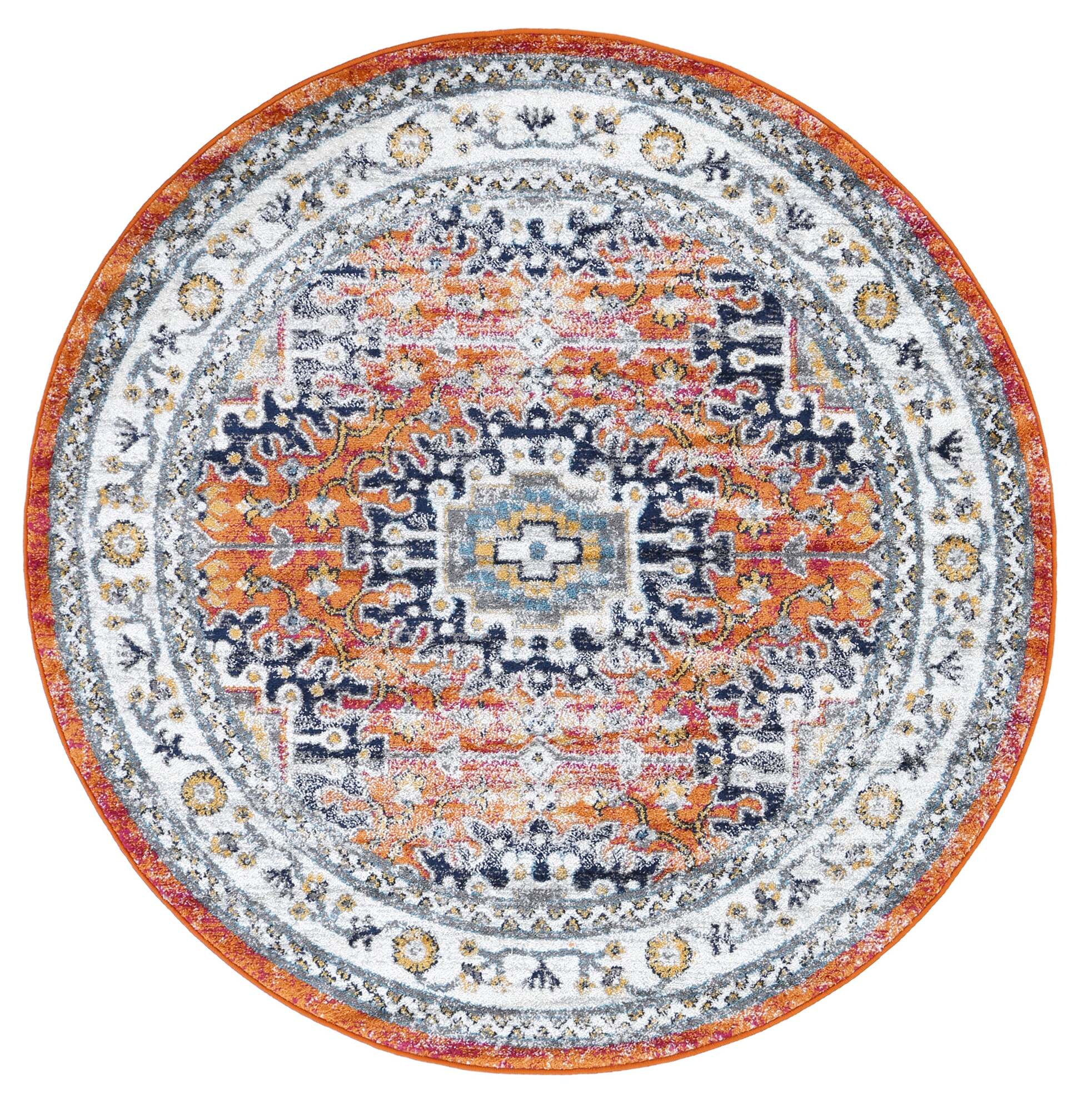 Large View Peri Traditional Medallion Rug