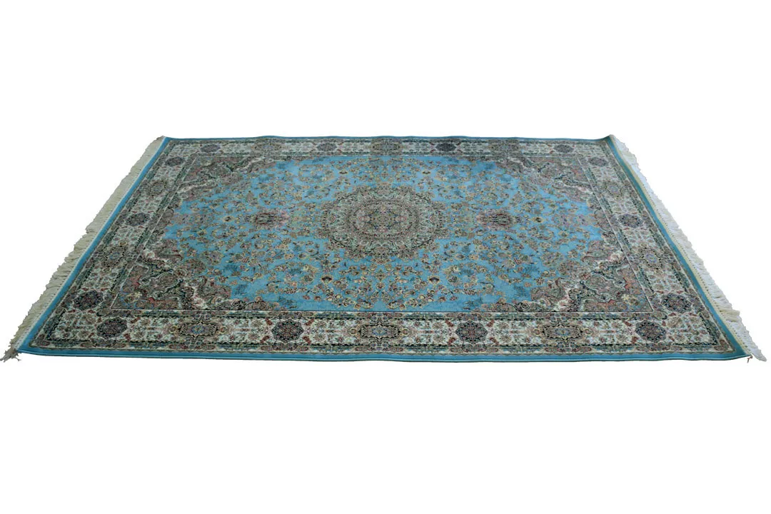 Parsa Blue Medallion Oriental Rug