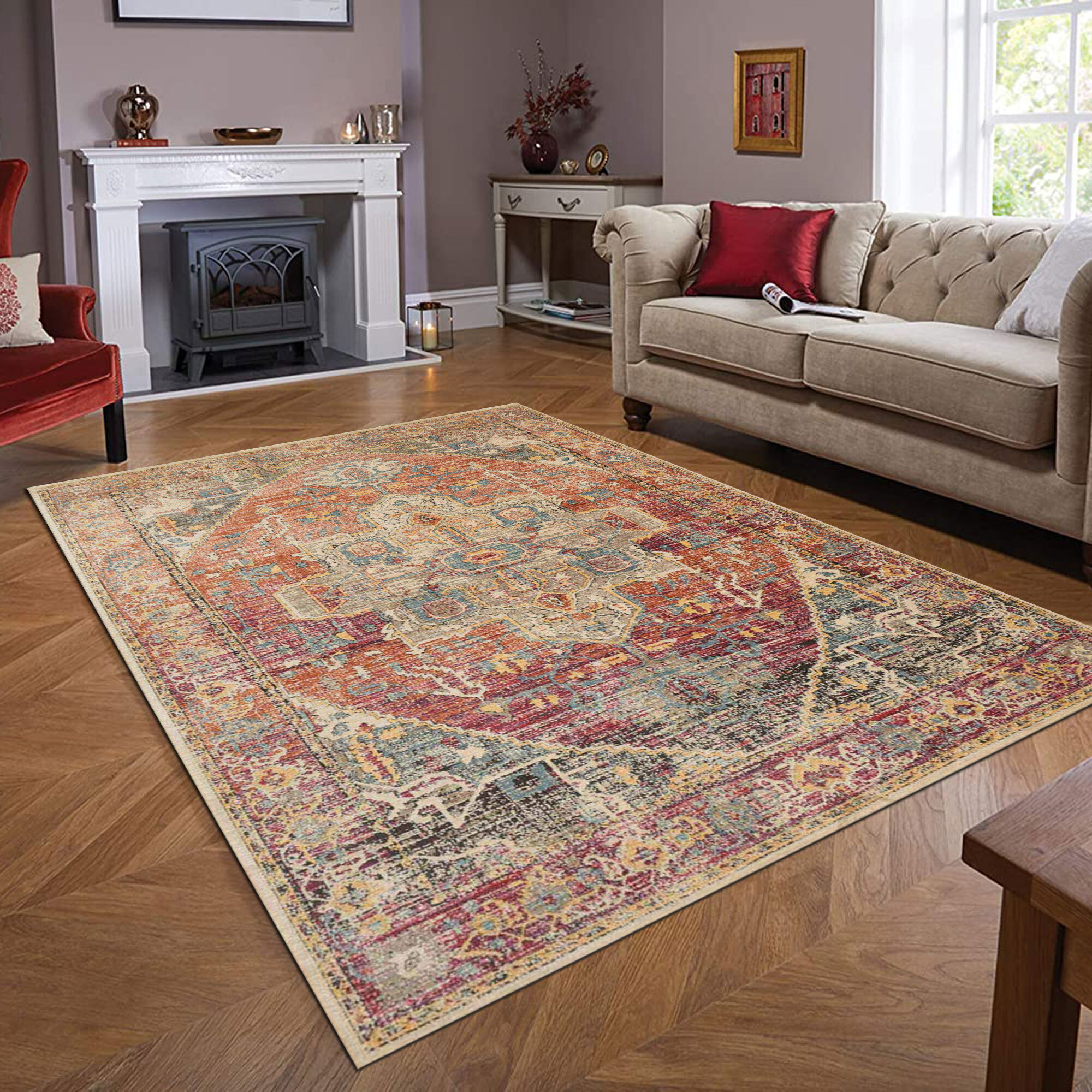 Saba Transitional Medallion Rug