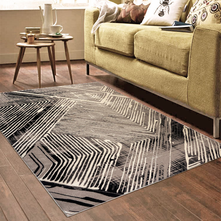 Large View Sade Contemorary Geometric Rug