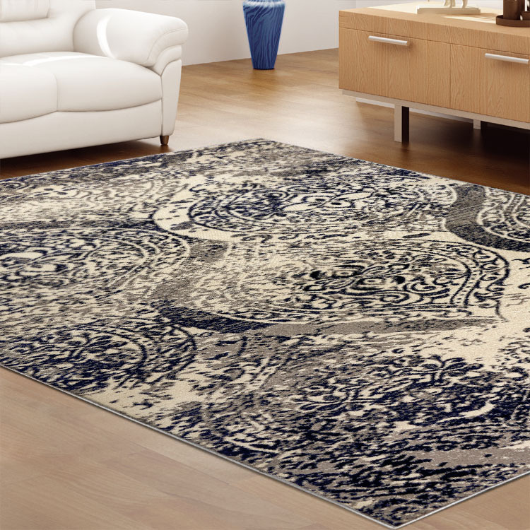 Large View Sade Transitional Floral Rug